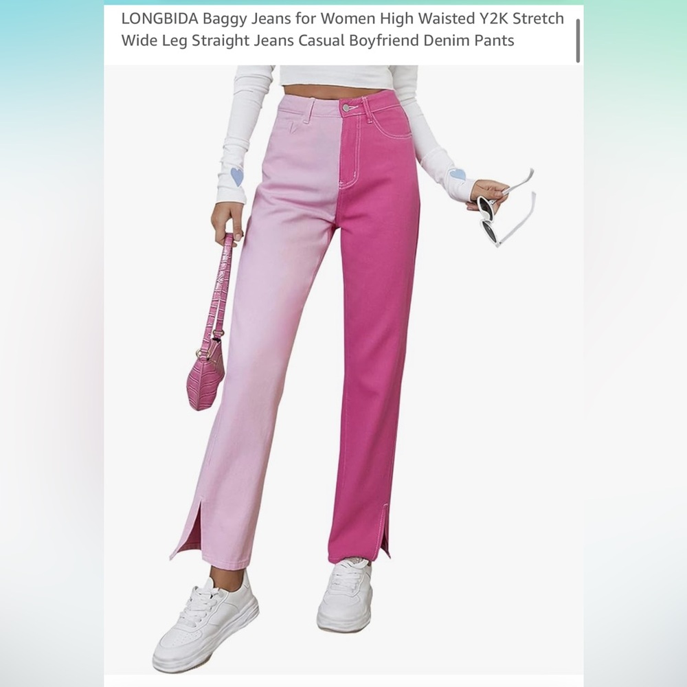 Pink jeans